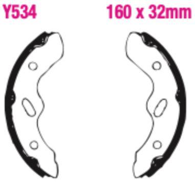 EBC Y534 Brake Shoe Set