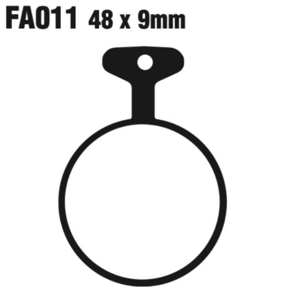 EBC Fa011 Fa Series Disc Pad Set Front (8601067) For Yamaha Yd/Ts/Xs