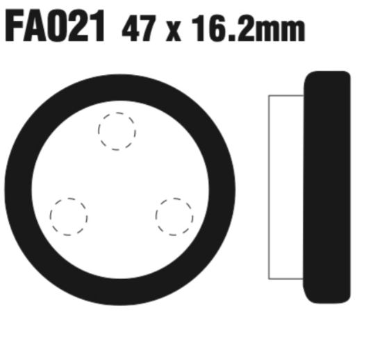 EBC Fa021R Fa Series R Disc Pad Set