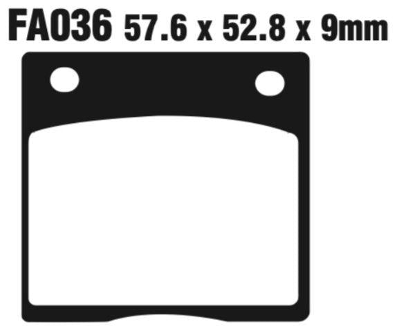 EBC Fa036 Fa Series Disc Pad Set Front (8601093) Kawasaki/Suzuki