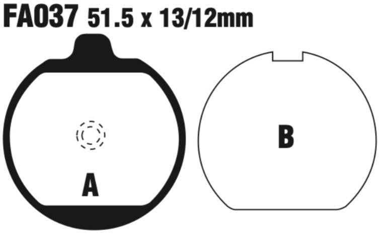 EBC Fa037 Fa Series Disc Pad Set