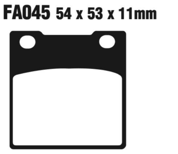 EBC Fa045 Fa Series Disc Pad Set Front (8601100) For Honda Cb/Cm
