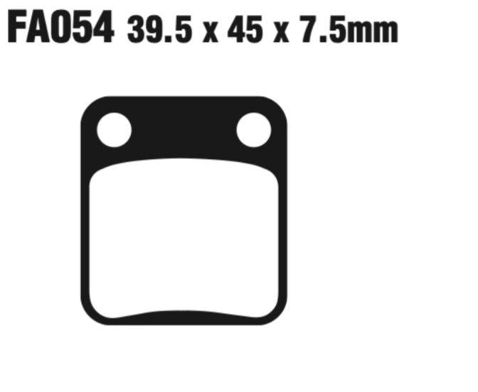 EBC Sfa054 Scooter Disc Pad Set Front (8601654) For Ajs/Dae/Hon/Lex/Peu/Sin
