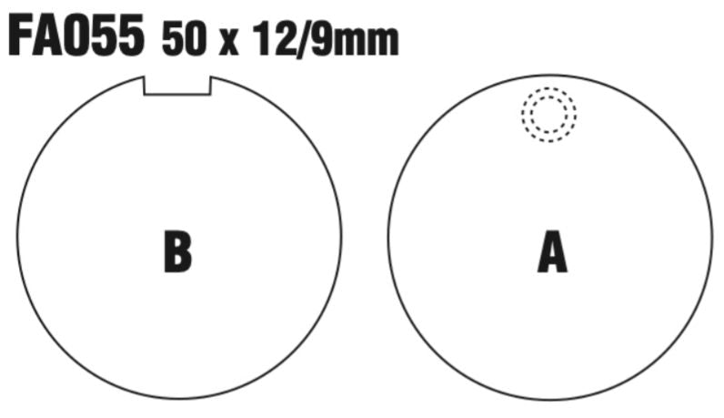 EBC Fa055 Fa Series Disc Pad Set Front (8601113) For Kawasaki/Suzuki