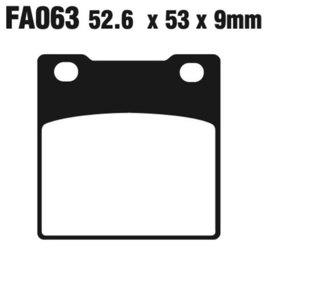 EBC Fa063Hh Double-H Sintered Disc Pad Set 8601120 For Hyosung/Magni/Suzuki