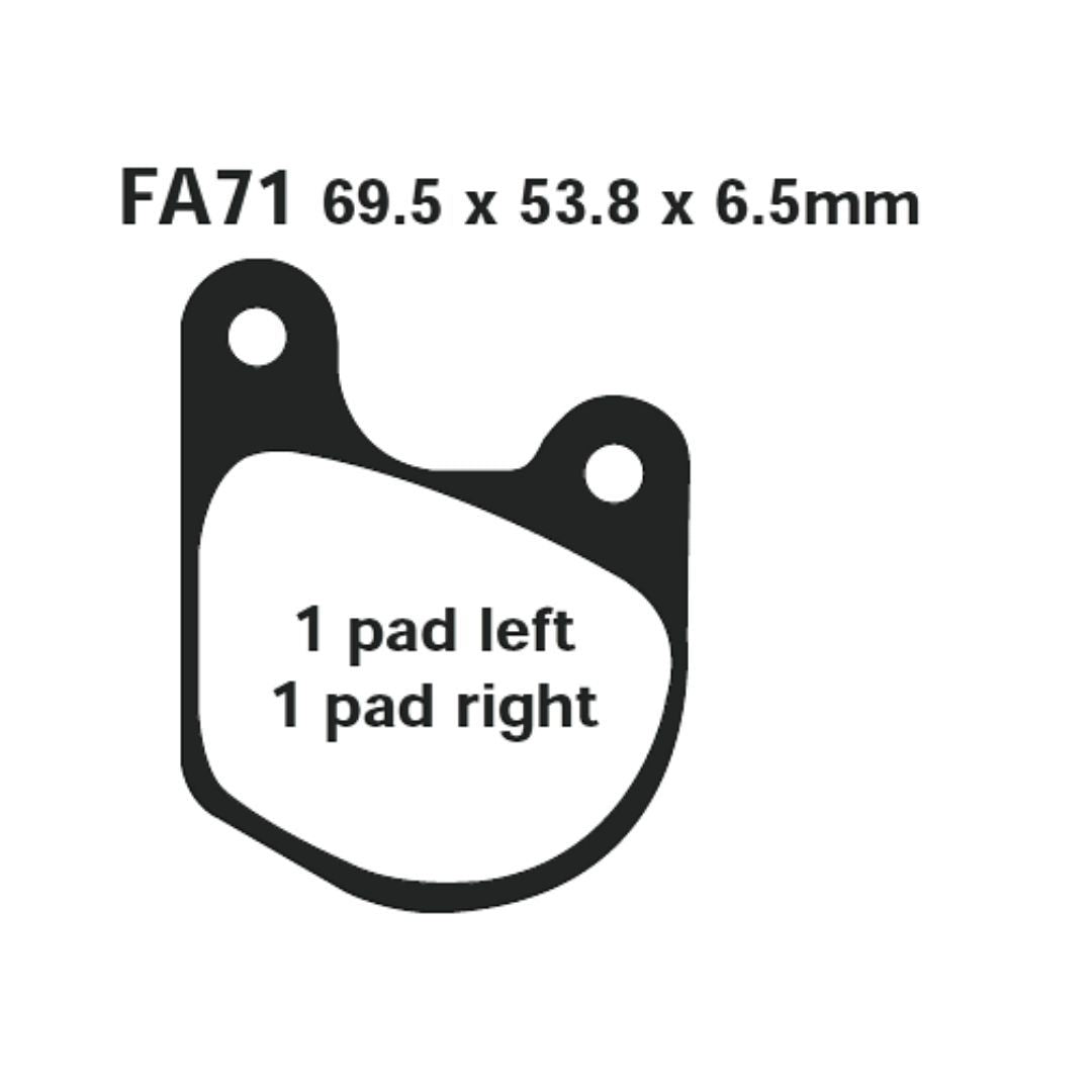 EBC Fa071 Fa Series Disc Pad Set