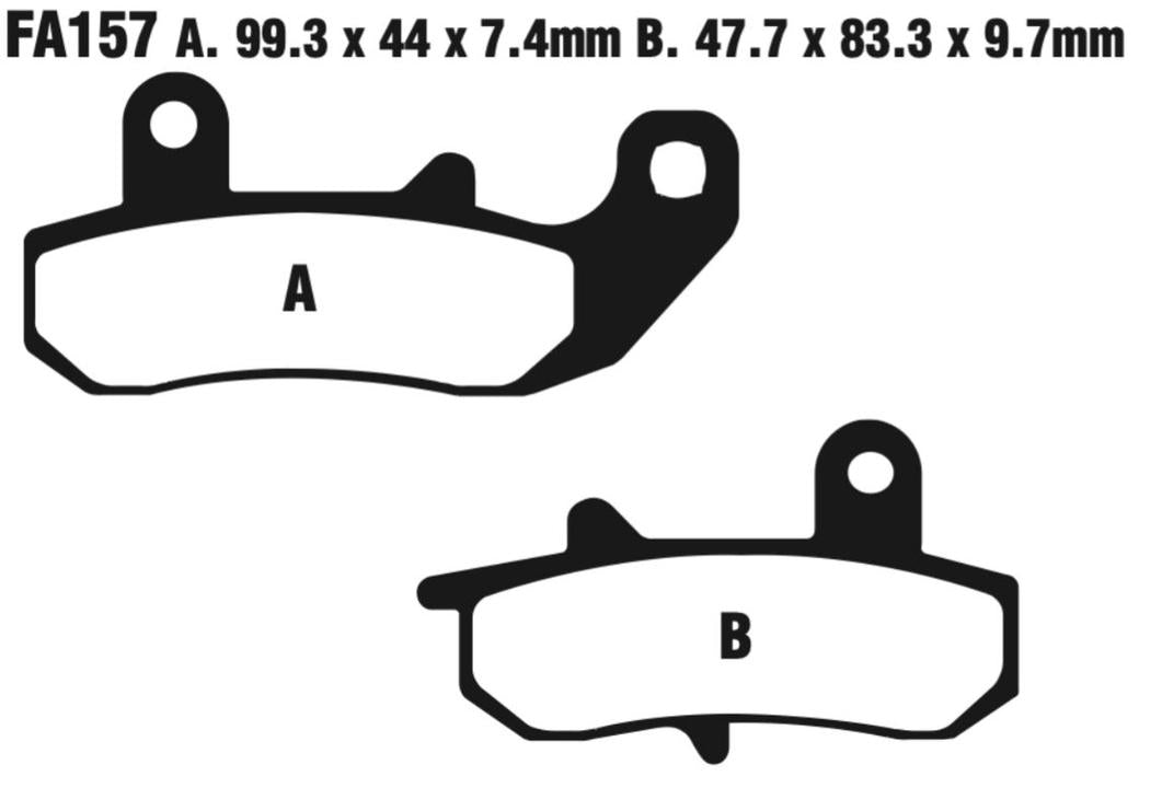 EBC Fa157 Fa Series Disc Pad Set