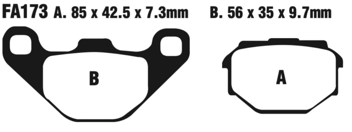 EBC Fa173 Fa Series Disc Pad Set