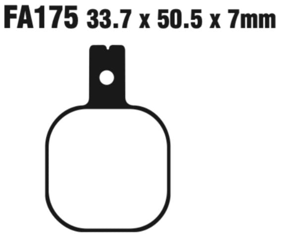 EBC Fa175Hh Double-H Sintered Disc Pad Set
