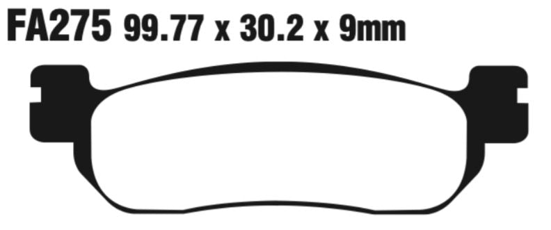 EBC Fa275Hh Double-H Sintered Disc Pad Set