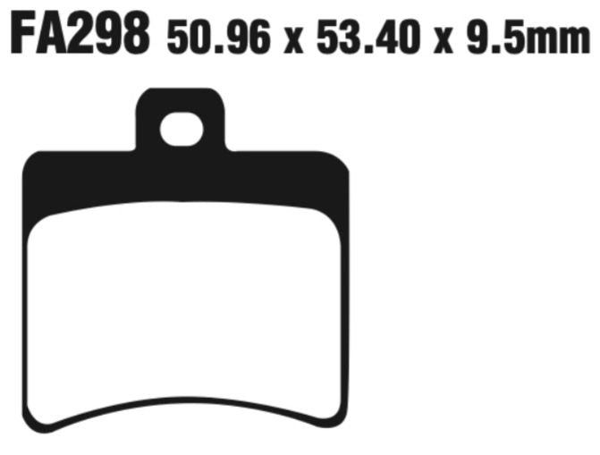 EBC Fa298 Fa Series Disc Pad Set Rear (8601403) For Apr/Ben/Hyo/Kee