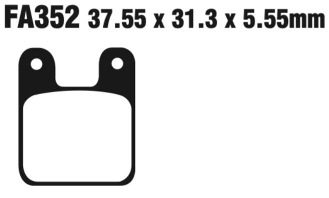 EBC Fa352 Fa Series Disc Pad Set