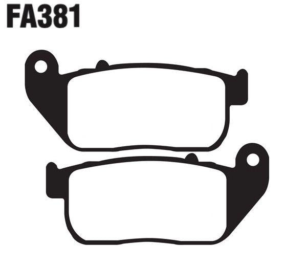 EBC Fa381 Fa Series Disc Pad Set  Front (8601465) For Harley-Davidson Sportster