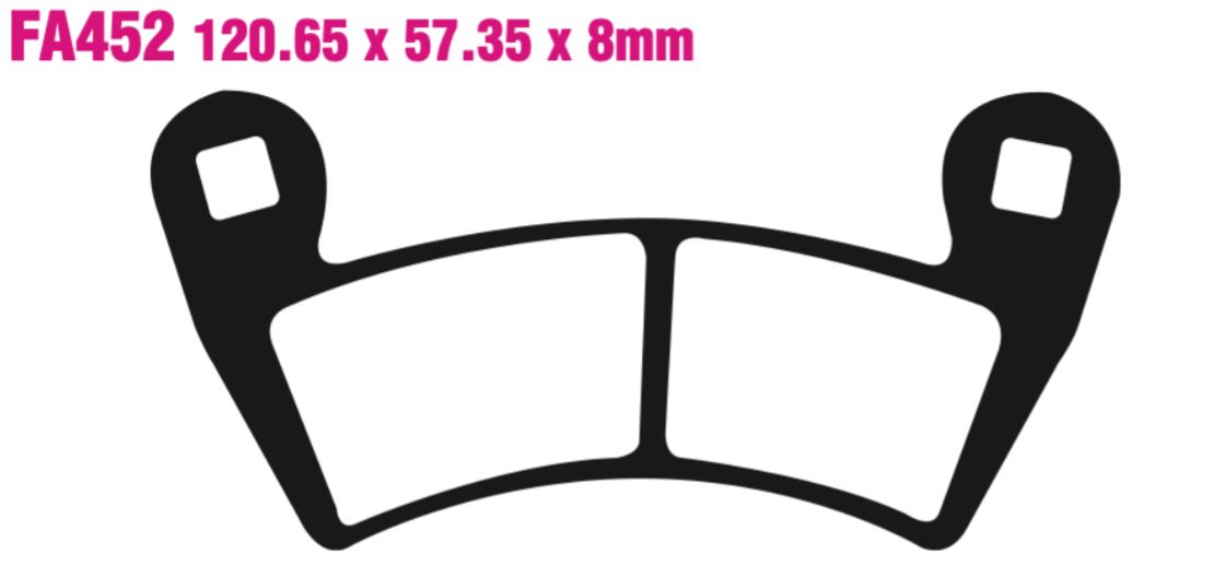 EBC Fa452R Fa Series R Disc Pad Set