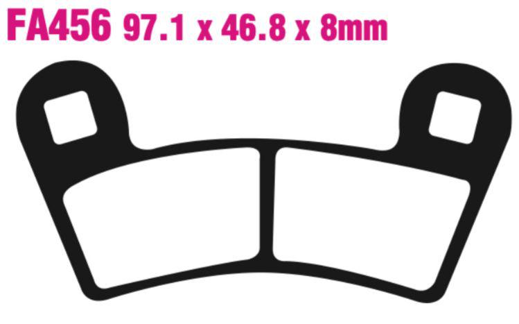 EBC Fa456R Fa Series R Disc Pad Set