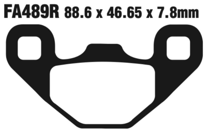 EBC Fa489R Fa Series R Disc Pad Set