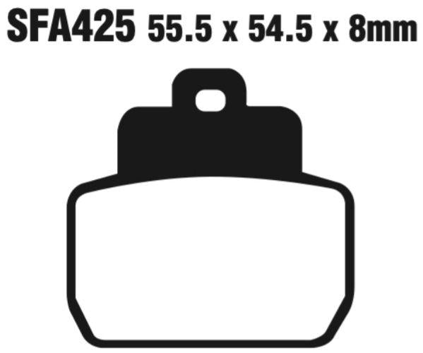 EBC Sfa425 Scooter Disc Pad Set Rear (8601722) For Piaggio