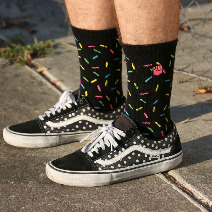 Fist Sprinkles Brace Sock