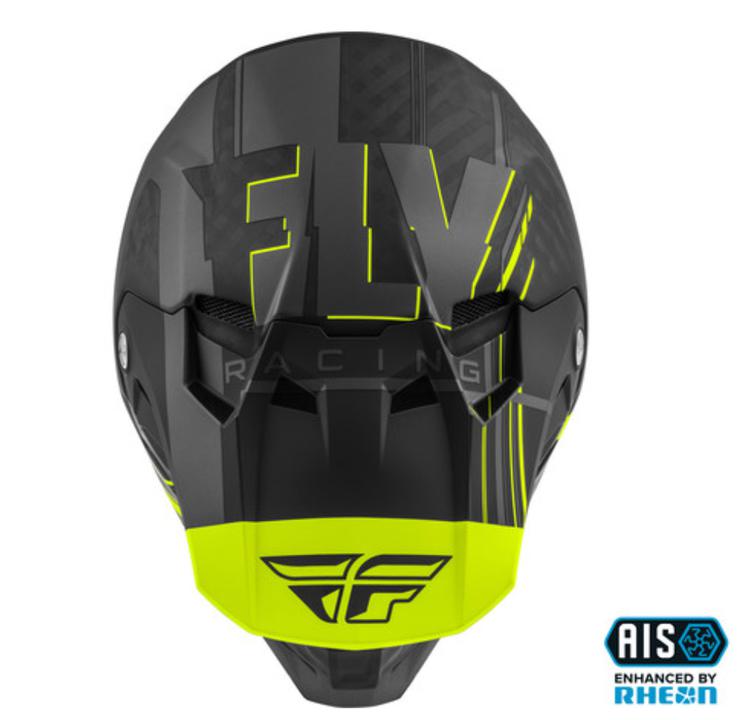 Fly Formula Carbon Vector Matt Hi-Vis / Grey / Black Youth