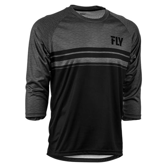 Fly Mtb Ripa 3-4 Jersey 19 Blk Heather / Chrome / Grey