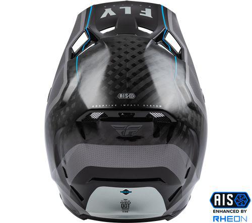 Fly Racing Formula Carbon Axon Helmet - Black/Grey/Blue