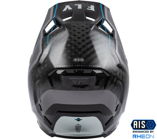 Fly Racing Formula Carbon Axon Helmet - Black/Grey/Blue