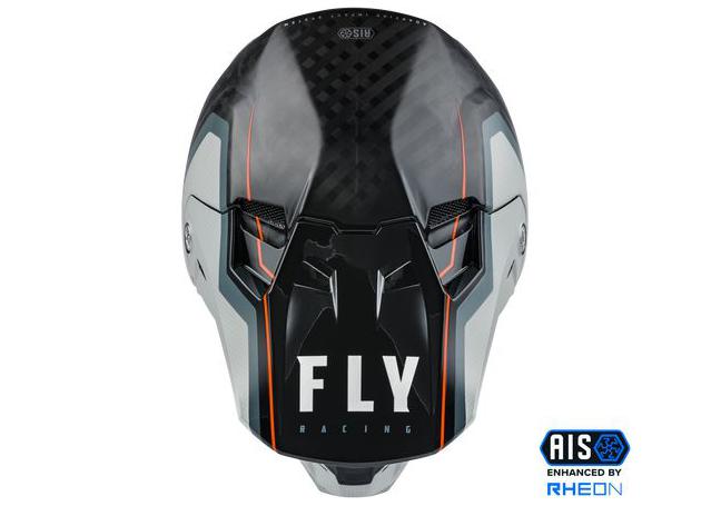 FLY FORMULA CARBON HELMET AXON BLK GRY ORG