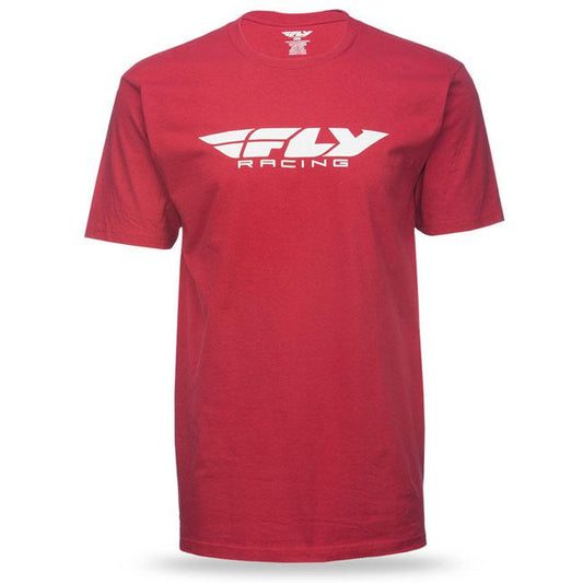 Fly Casual Corp Logo Tee Red