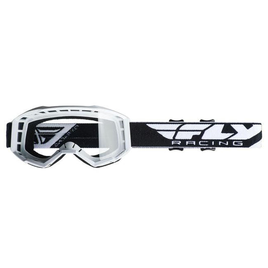 Fly Focus White - Clear Lens