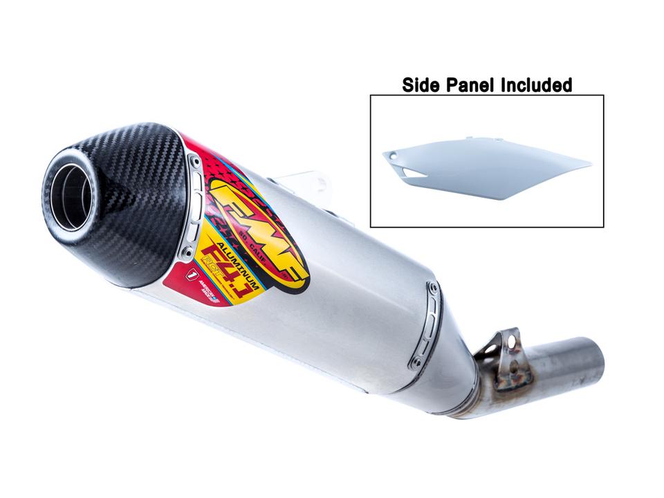 FMF Single Rct Factory 4.1 Stainless With Carbon End Cap Fits Honda 41525