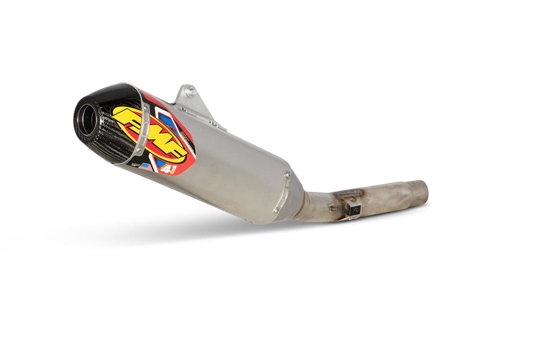 FMF Factory 4.1 Silencer Stainless Carbon End Kawasaki KX 450F 2019-2022