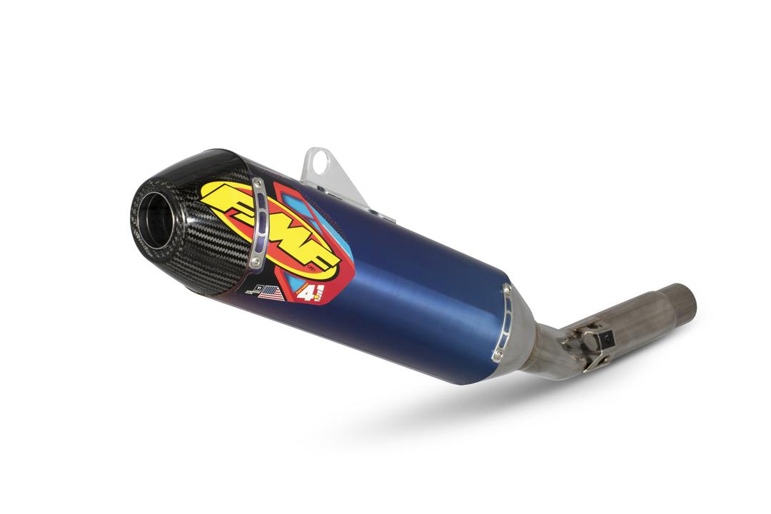 FMF Exhaust Kaw KX250F'17-20 Anodized Titanium Factory 4.1 Rct S/O 42376
