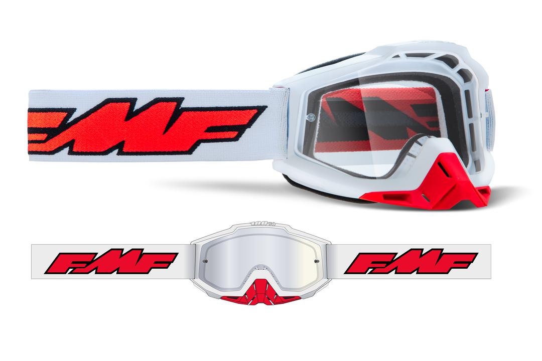FMF Vision Goggle Powerbomb Rocket Clear
