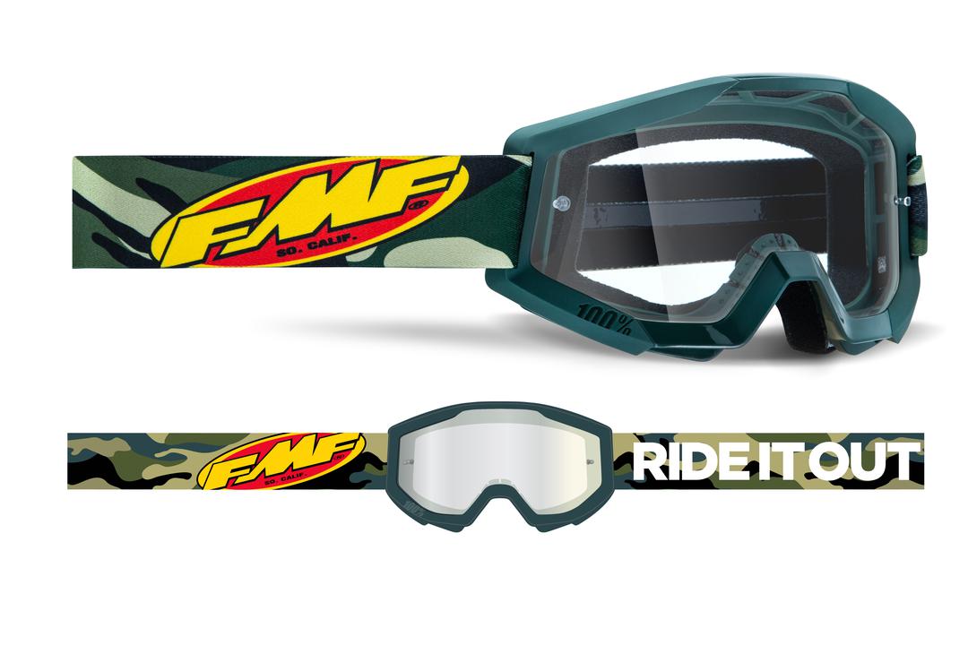FMF Vision Goggle Powercore Assault Clear