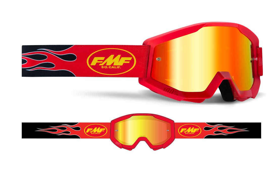 FMF Vision Goggle Youth Powercore Flame Mirror