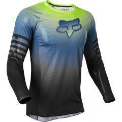 Fox MX22 Airline Reepz Jersey Black Yellow