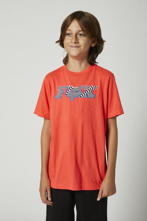 Fox Youth Corkscrew Ss Tee Orange