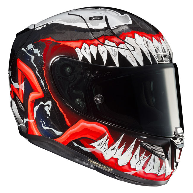 HJC RPHA 11 Helmet Venom2 Marvel Mc-1