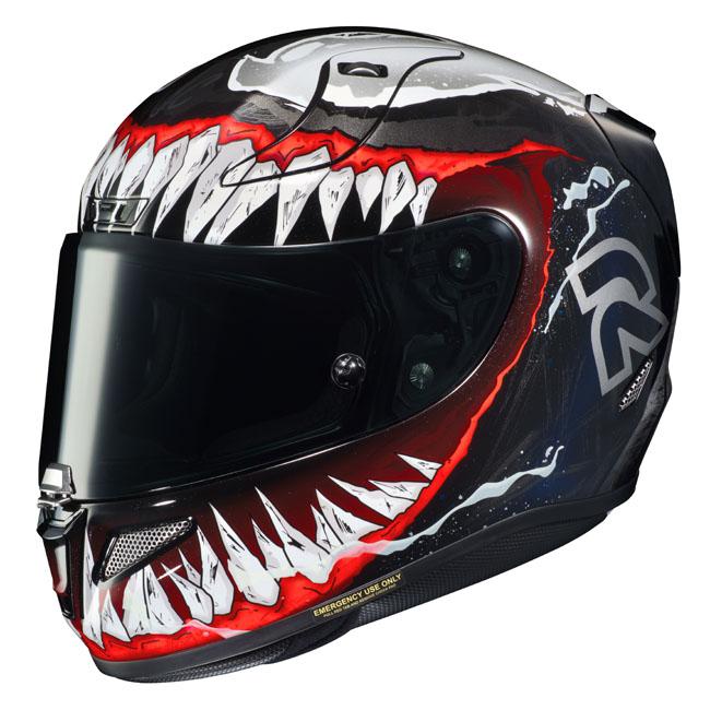 HJC RPHA 11 Helmet Venom 2 Marvel Mc-1