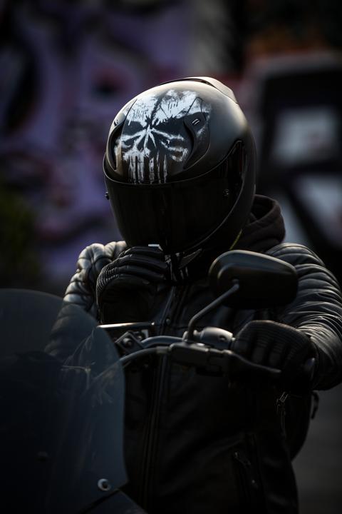HJC RPHA 11 Helmet Punisher Marvel Mc-5Sf
