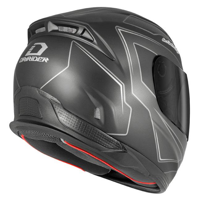 Dririder D-Sport Helmet Symmetry Matt Black Pc-5F