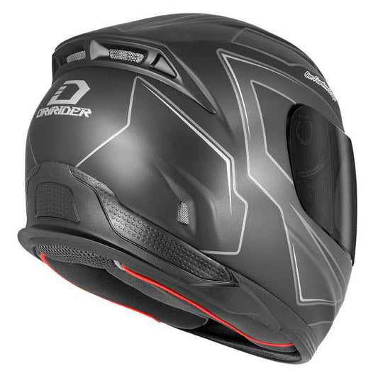 Dririder D-Sport Helmet Symmetry Matt Black Pc-5F