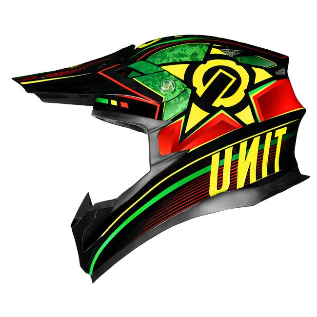 M2R X4.5 Helmet Unit Pc-3 Rasta