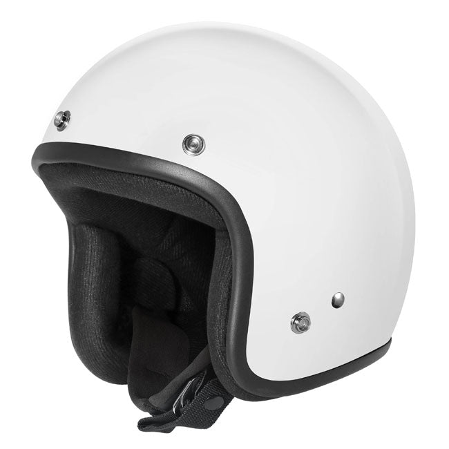 Dririder Base Open Face Helmet White