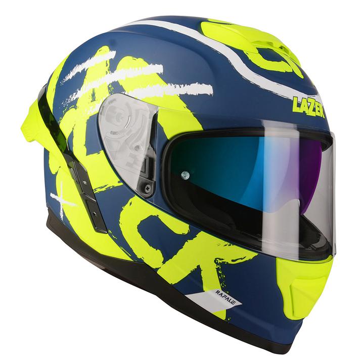 Lazer Rafale Sr Helmet Street Navy Yellow Matt