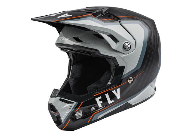FLY FORMULA CARBON HELMET AXON BLK GRY ORG