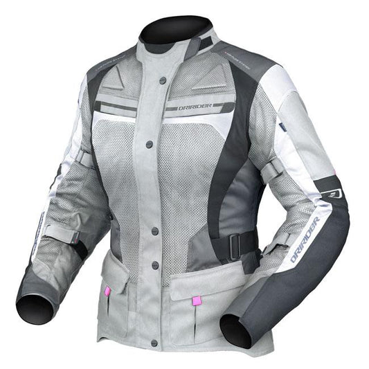 Dririder Apex 4 Airflow Jacket Grey/White/Black Ladies