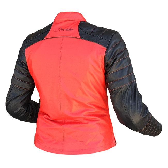 Dririder Venus Womens Leather Jacket Red