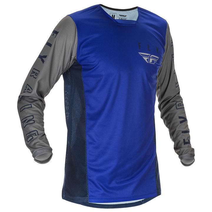 Fly Kinetic Jersey  2021 K121 Blu Nvy Gry