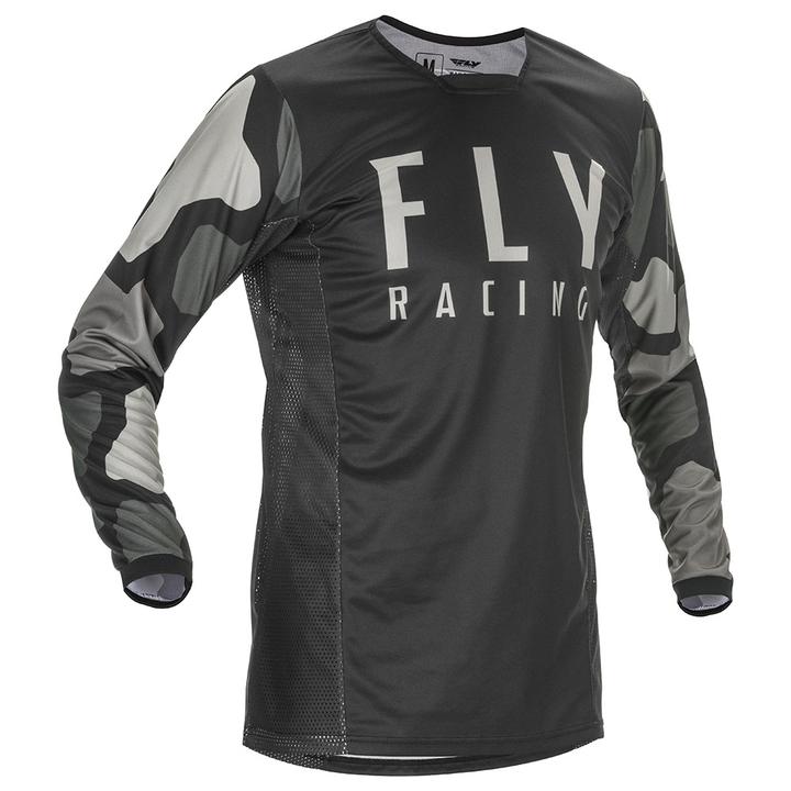 Fly Kinetic Jersey  2021 K221 Blk Gry Youth